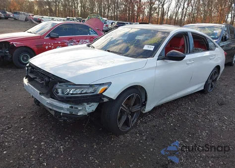 2021 Honda Accord Lx z USA, uszkodzony, nr VIN 1HGCV1F16MA038967